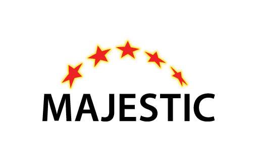 majestic logo black trans large