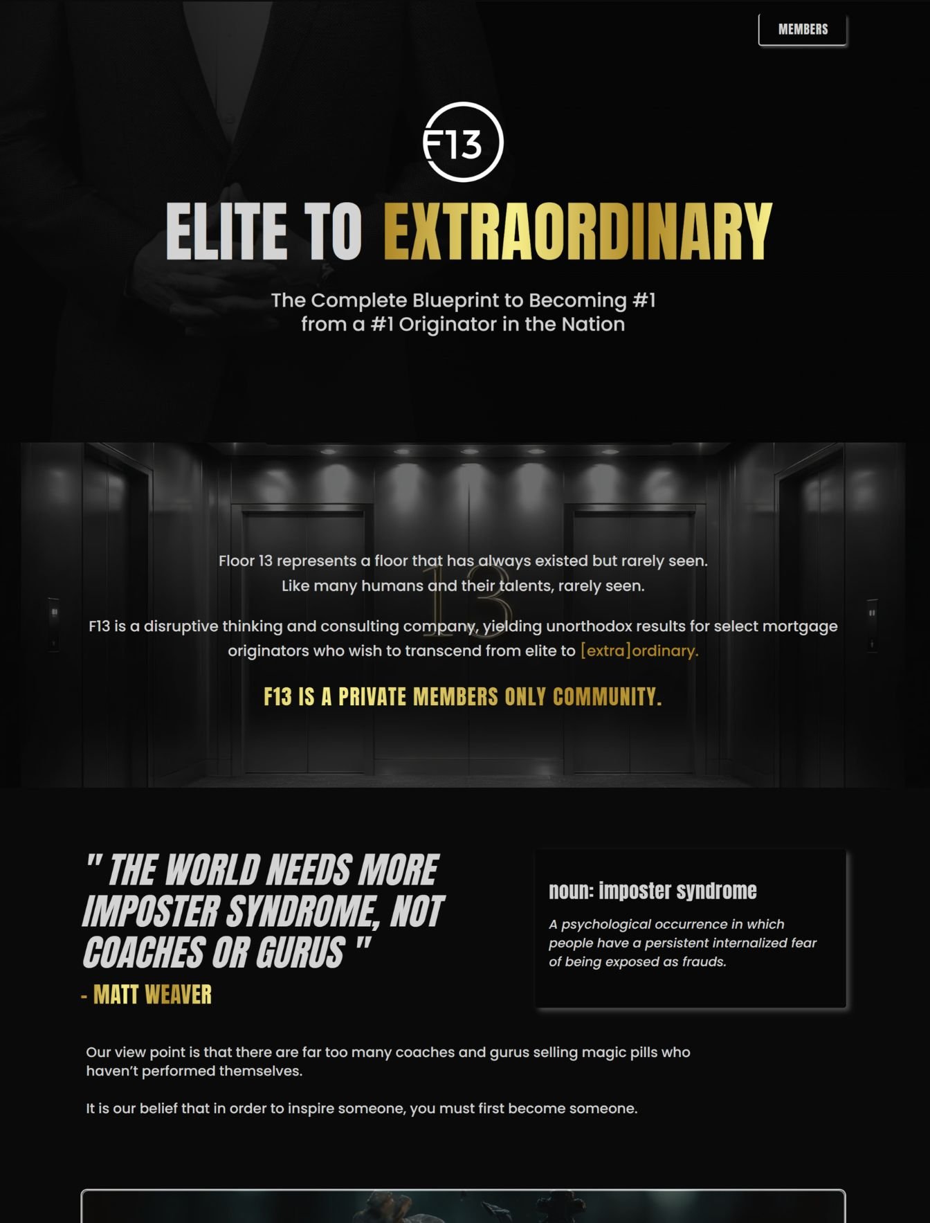 Custom creative agency web design in the USA - website example