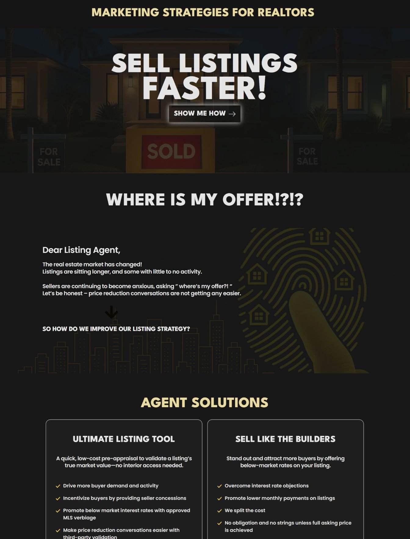 Real Estate Websites 14 Custom real estate marketing web design in the USA - website example