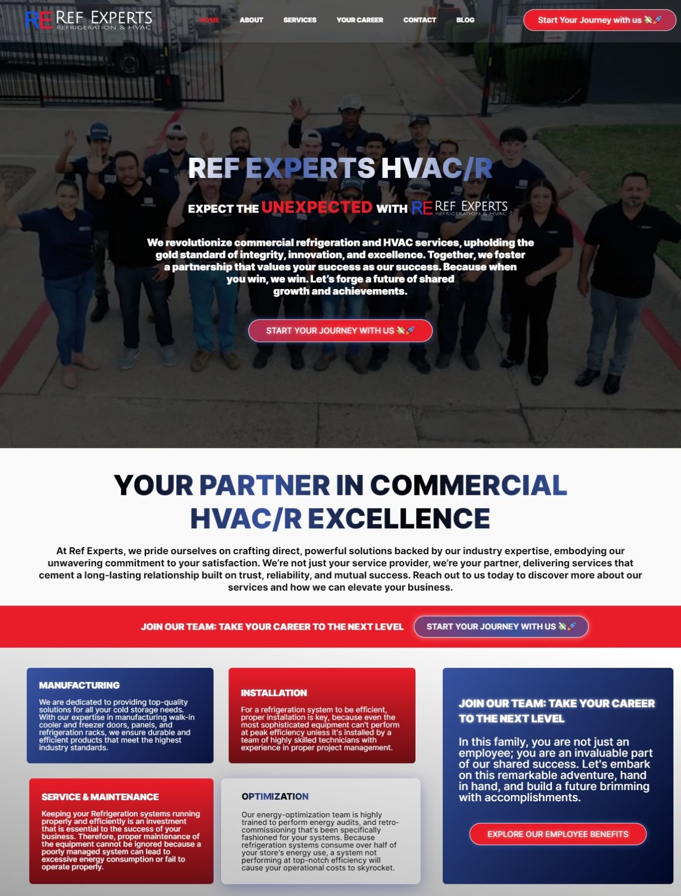 Custom sports education web design in the USA - website example