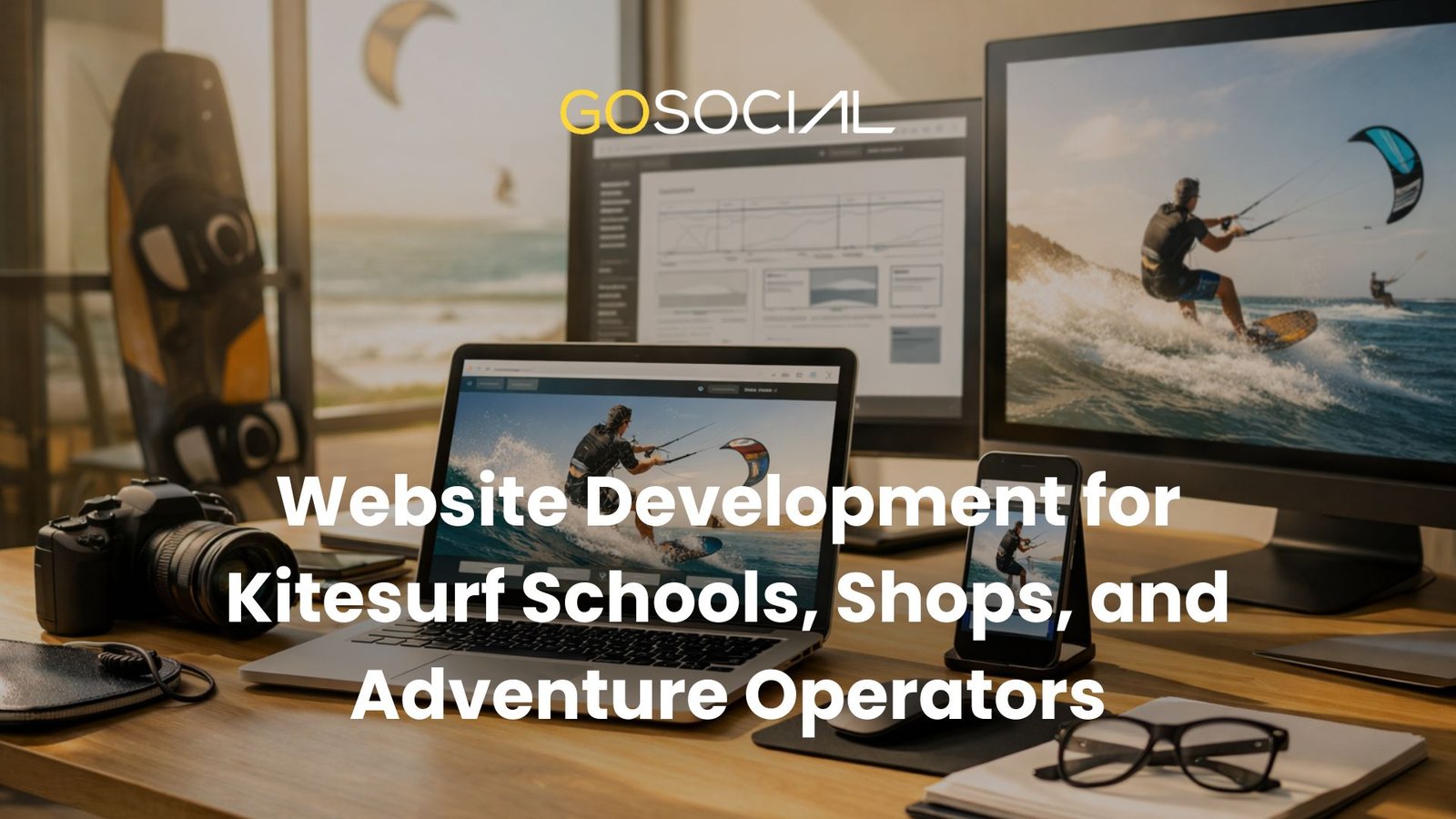 Websites in the USA kitesurf website development for kitesurf schools, lesson booking, and gear shops