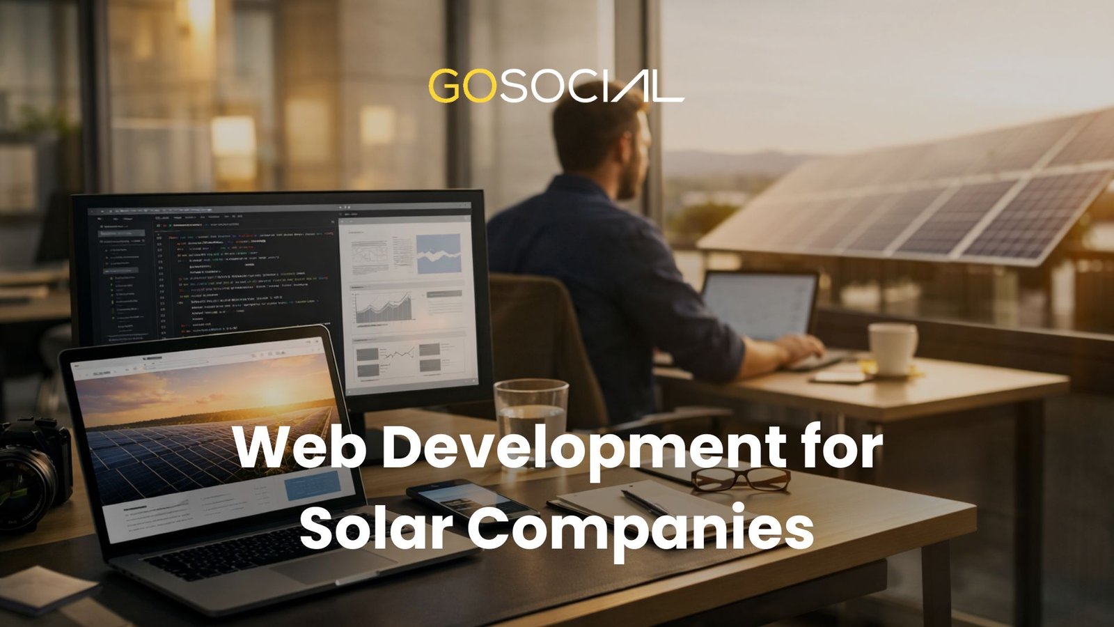 Websites in the USA for solar companies built with AI-guided web development