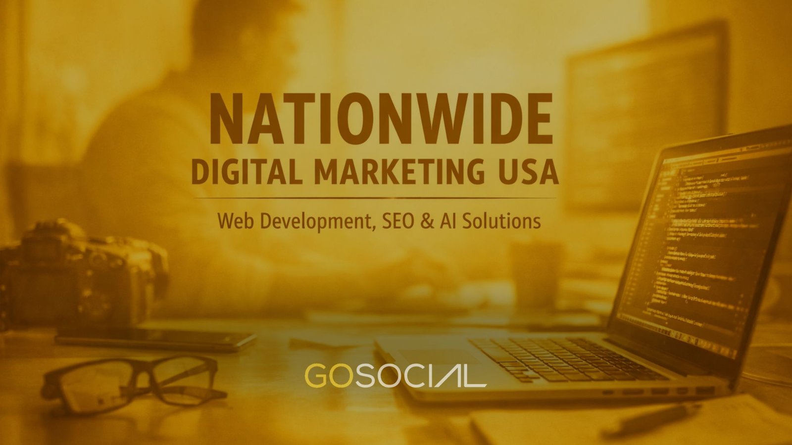 SEO management services dashboard showing nationwide rankings and leads