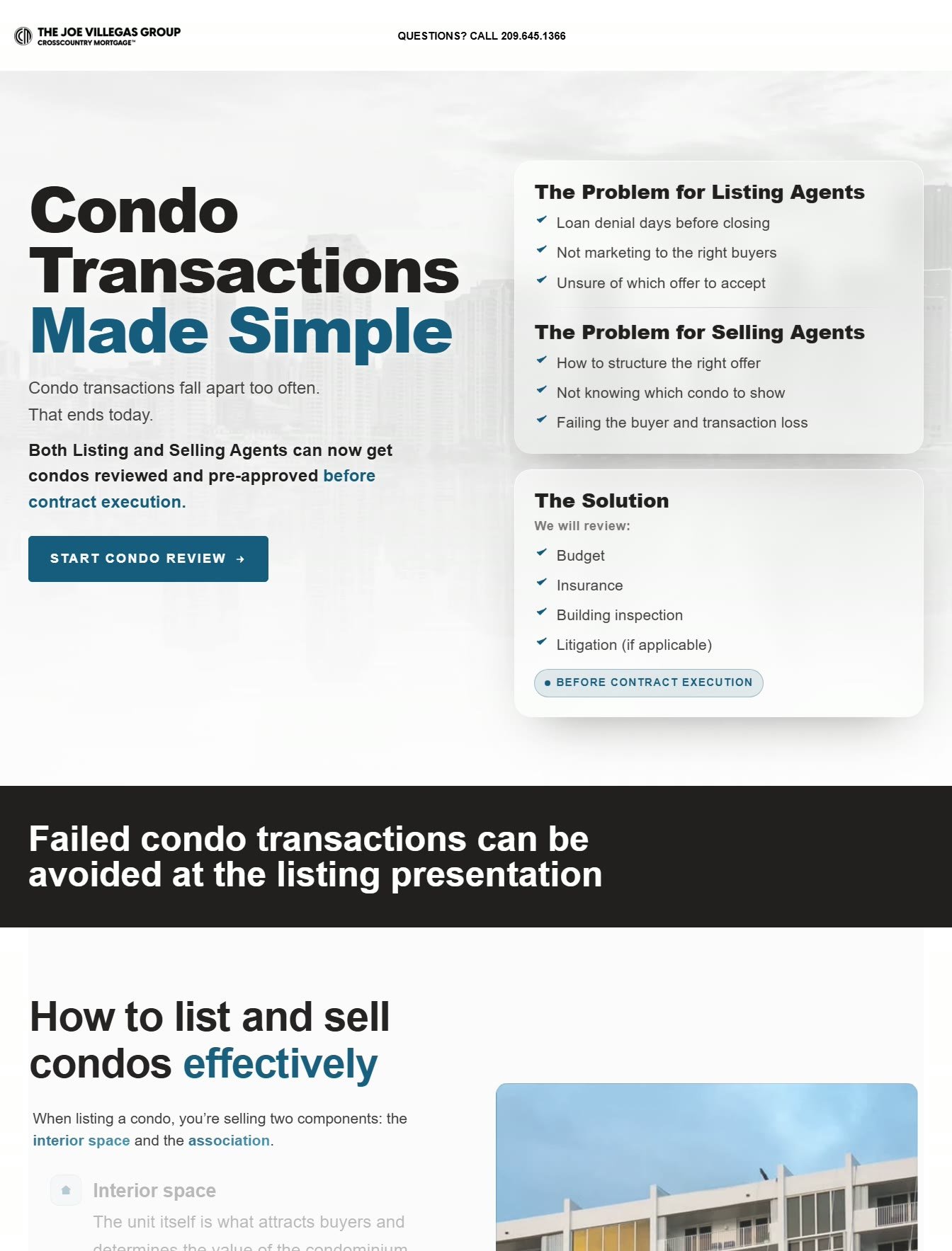 Real Estate Websites 26 The Joe Villegas Group website