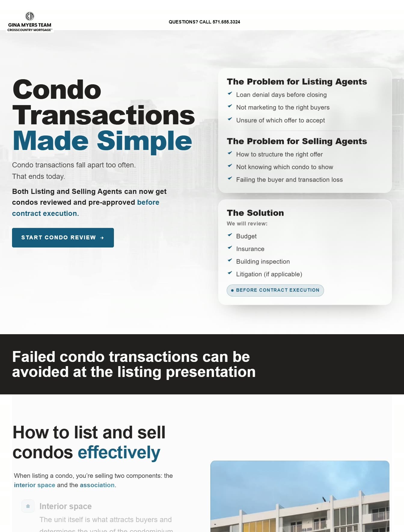 Real Estate Websites 30 Gina Myers Team website