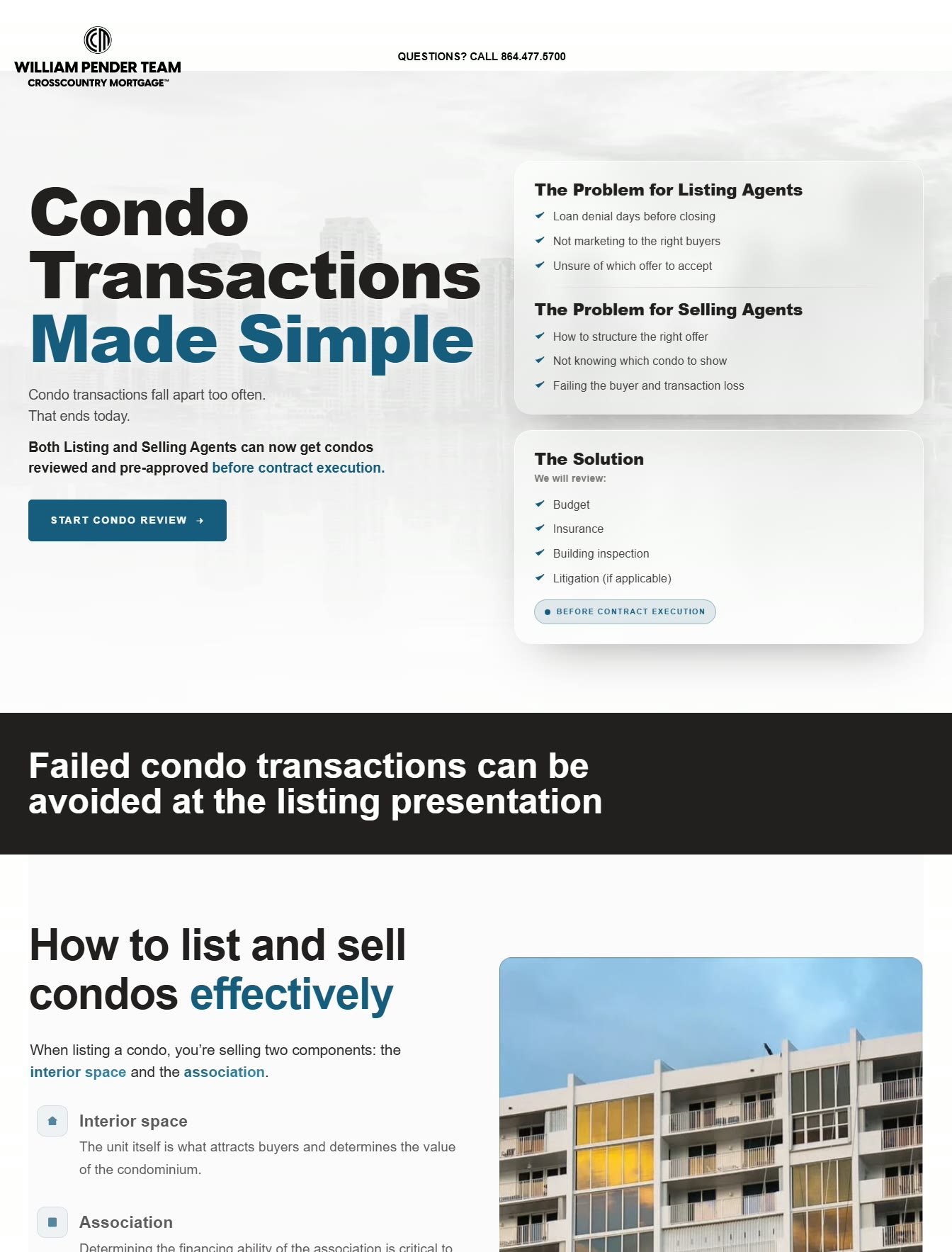 Real Estate Websites 27 The William Pender Team website