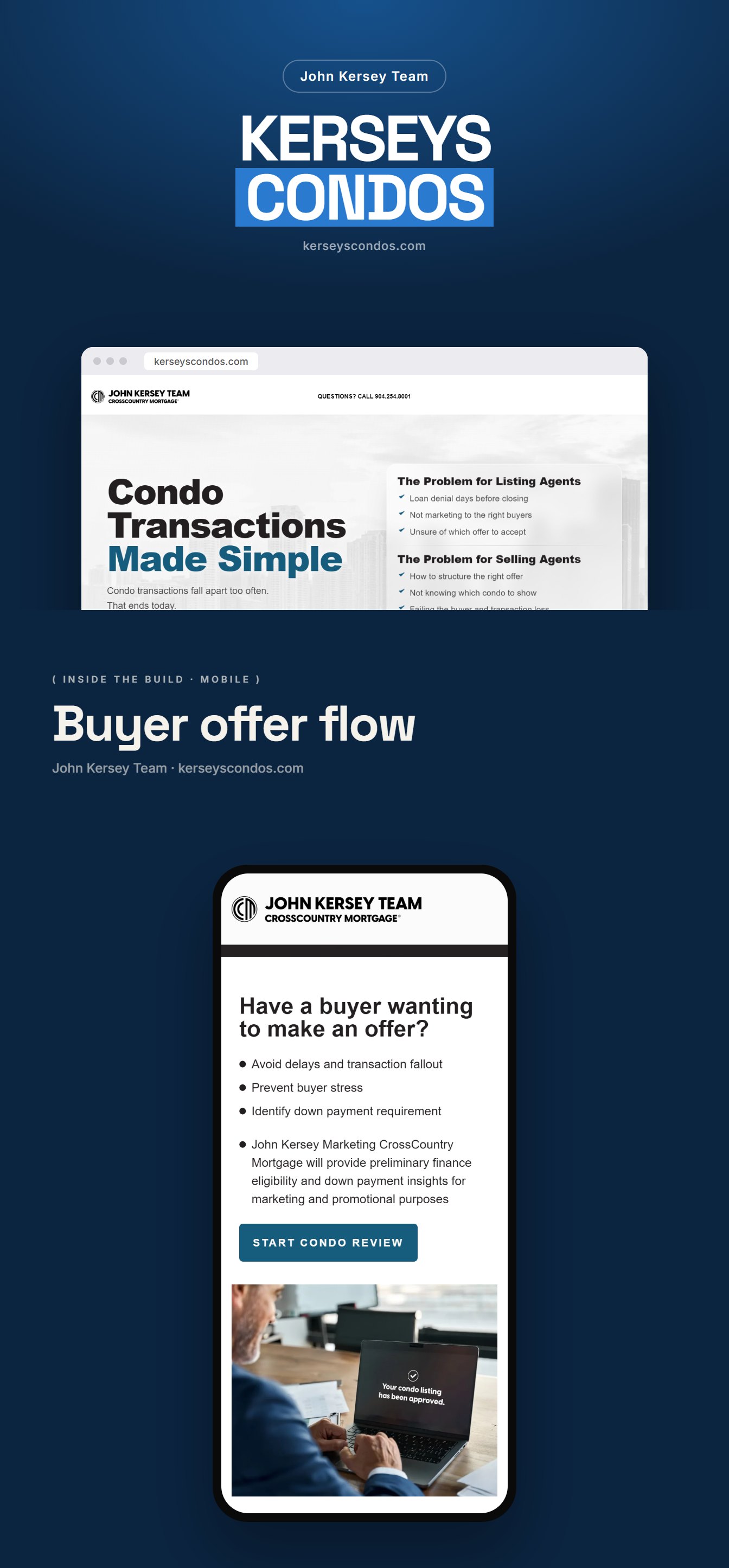 Portfolio 24 John Kersey Team website