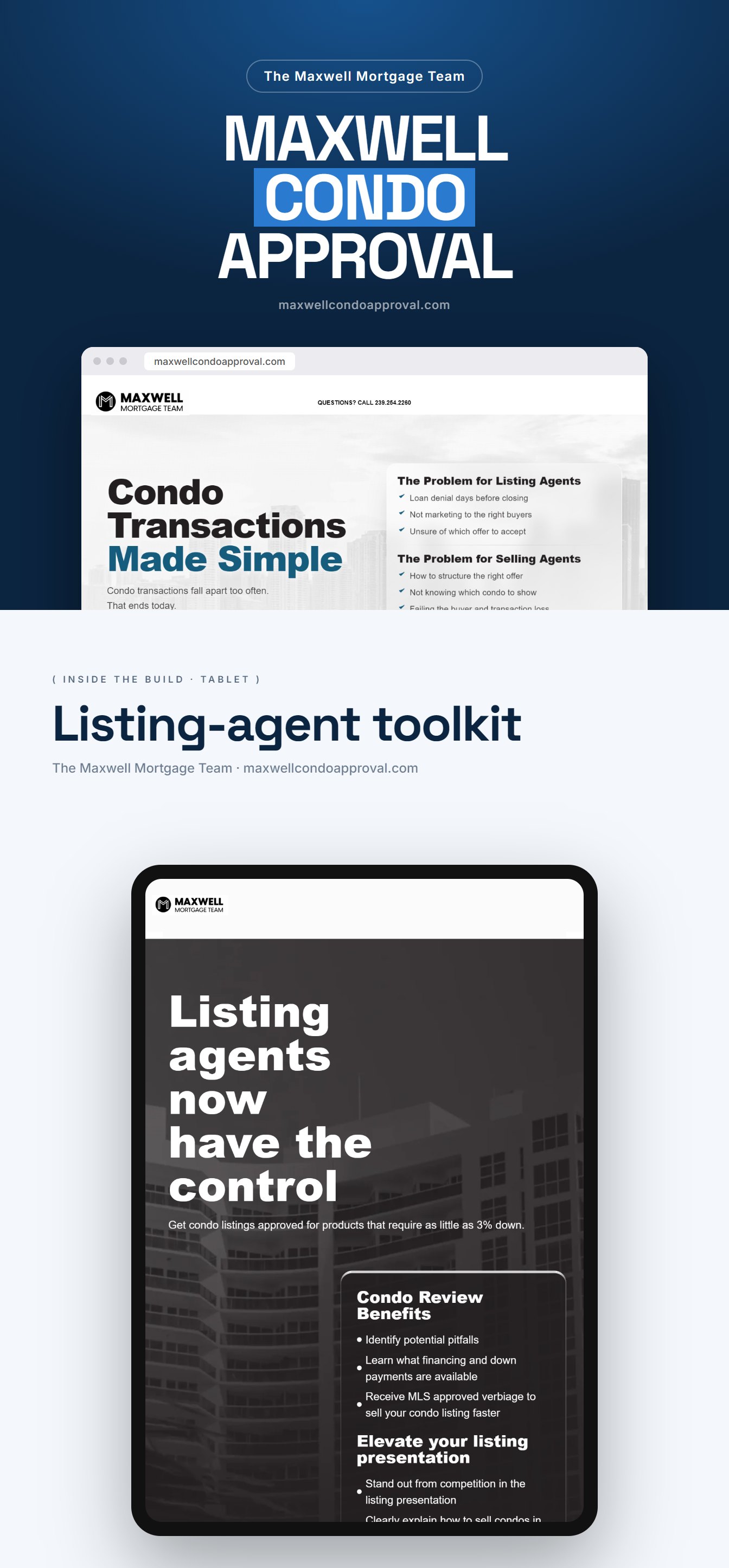 Portfolio 49 The Maxwell Mortgage Team website