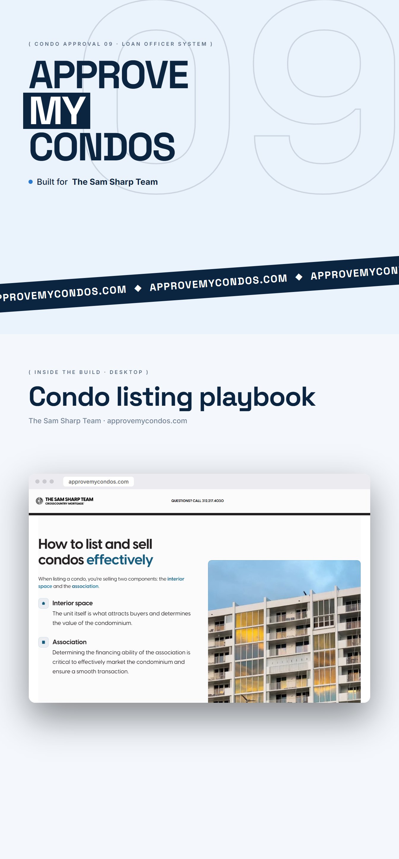 Portfolio 60 The Sam Sharp Team website