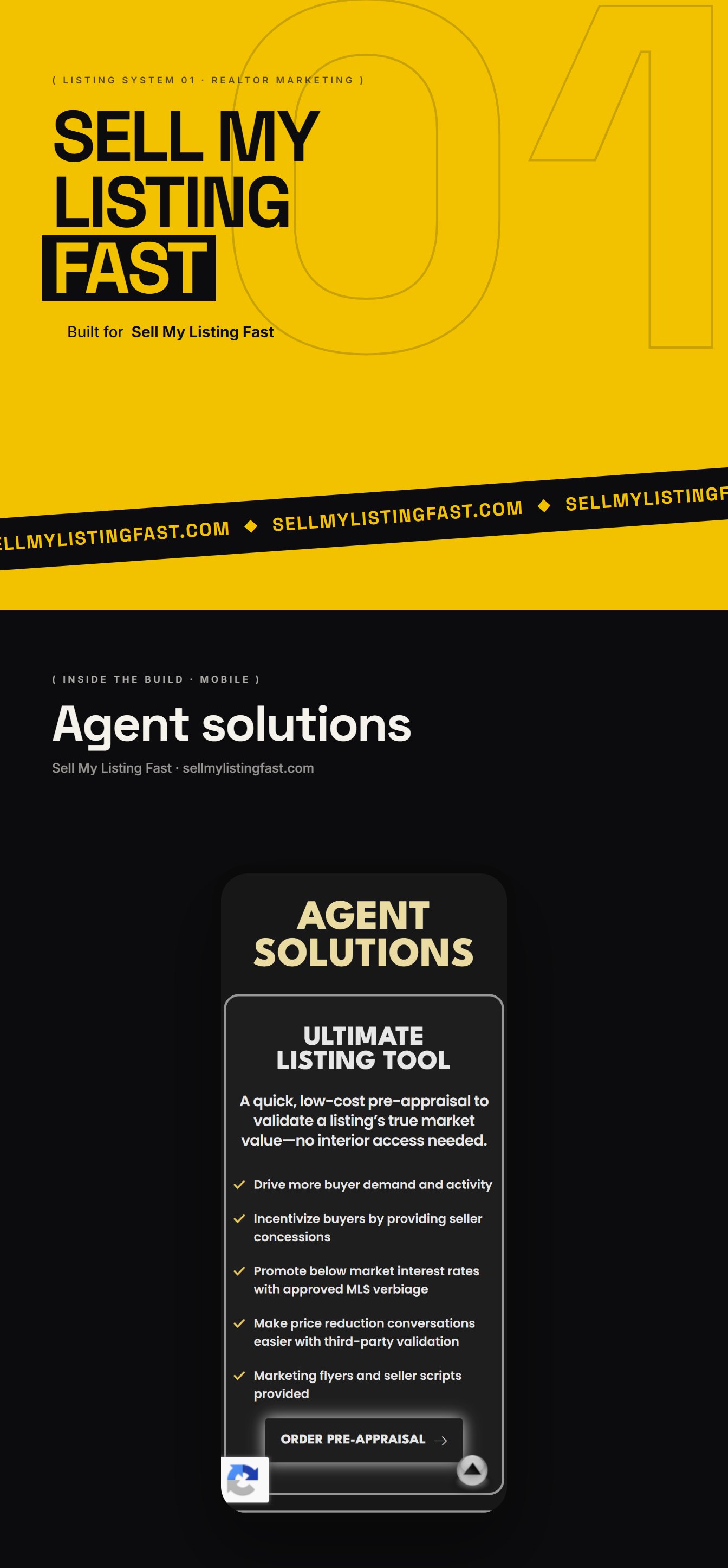 Portfolio 21 Sell My Listing Fast website