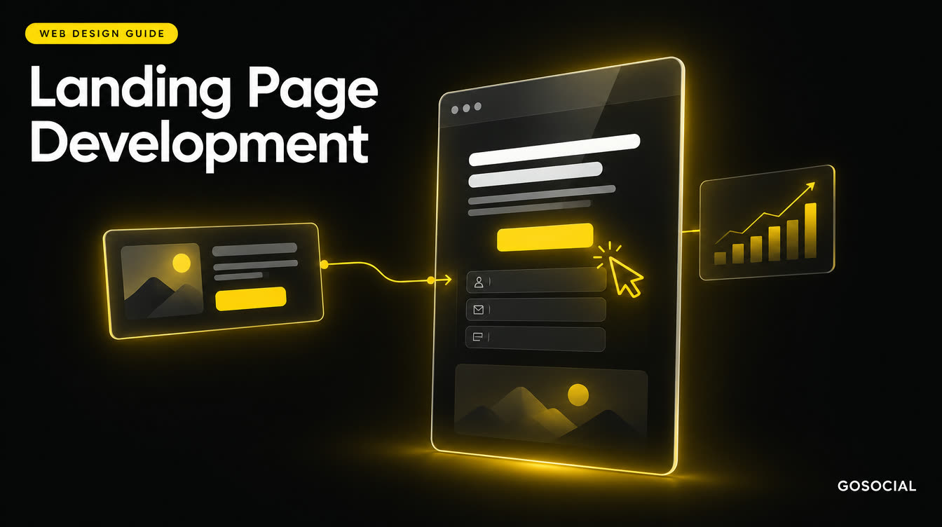 landing page development gosocial