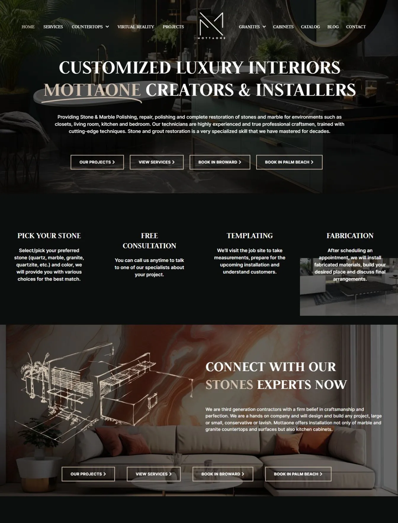 Portfolio 107 Mottaone website