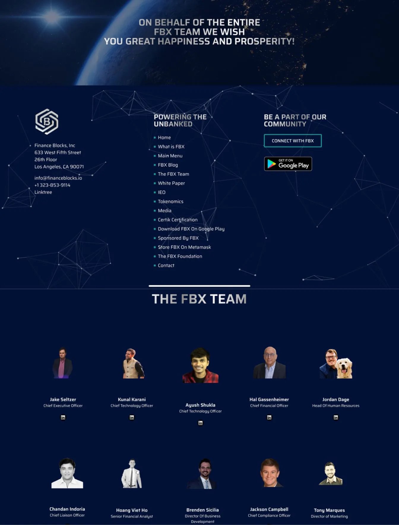 Portfolio 118 Finance Blocks website
