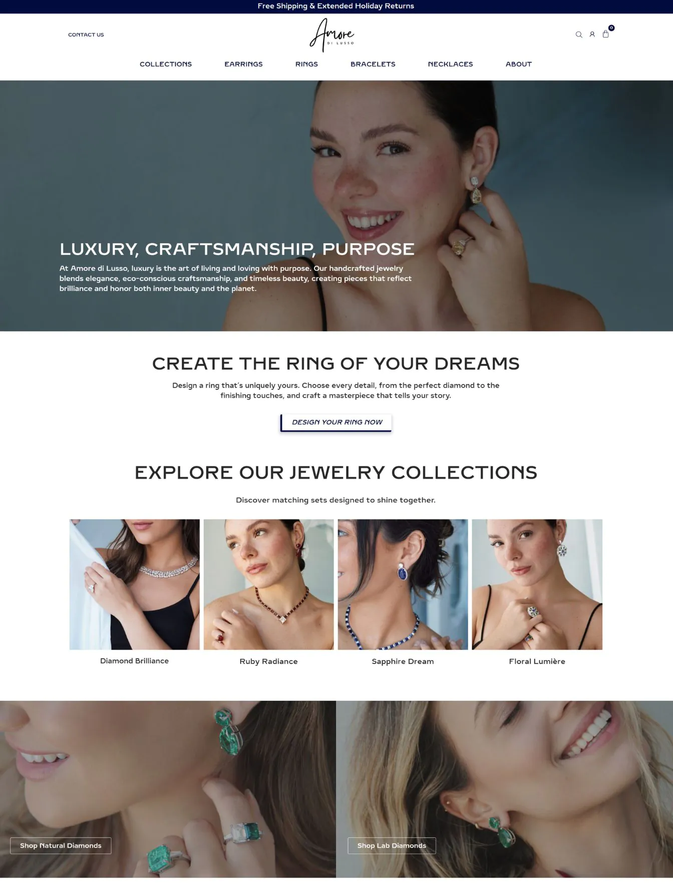 Portfolio 100 Amore Di Lusso website